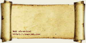 Nataša Pjanić vizit kartica